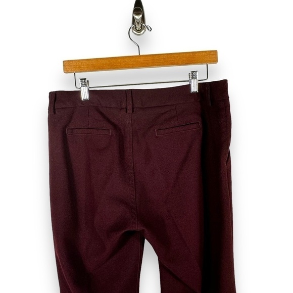 4 for $20 SALE! Kut From The Kloth Ponte Straight Leg Trousers, Eggplant, 10P - Picture 7 of 9
